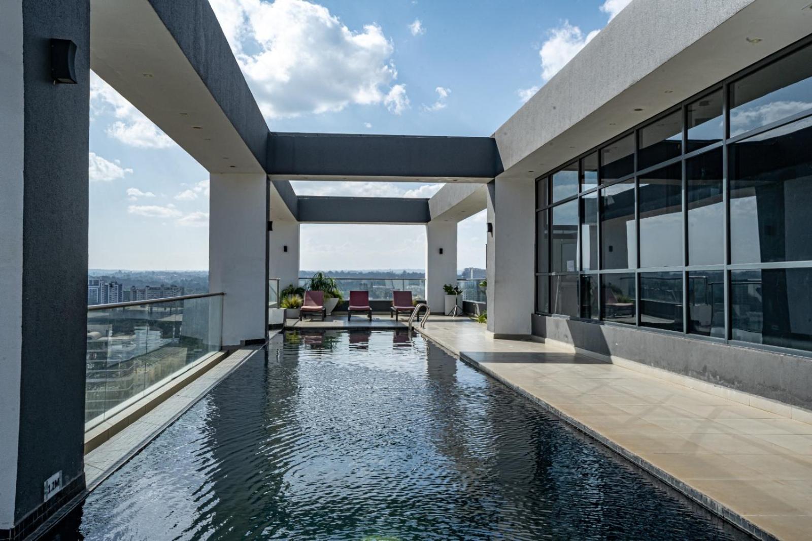 Escada Studio & 2-Bedroom, Rooftop Swimming Pool, Gym, Workspace, Wonderiss Homes Westland Living ナイロビ エクステリア 写真