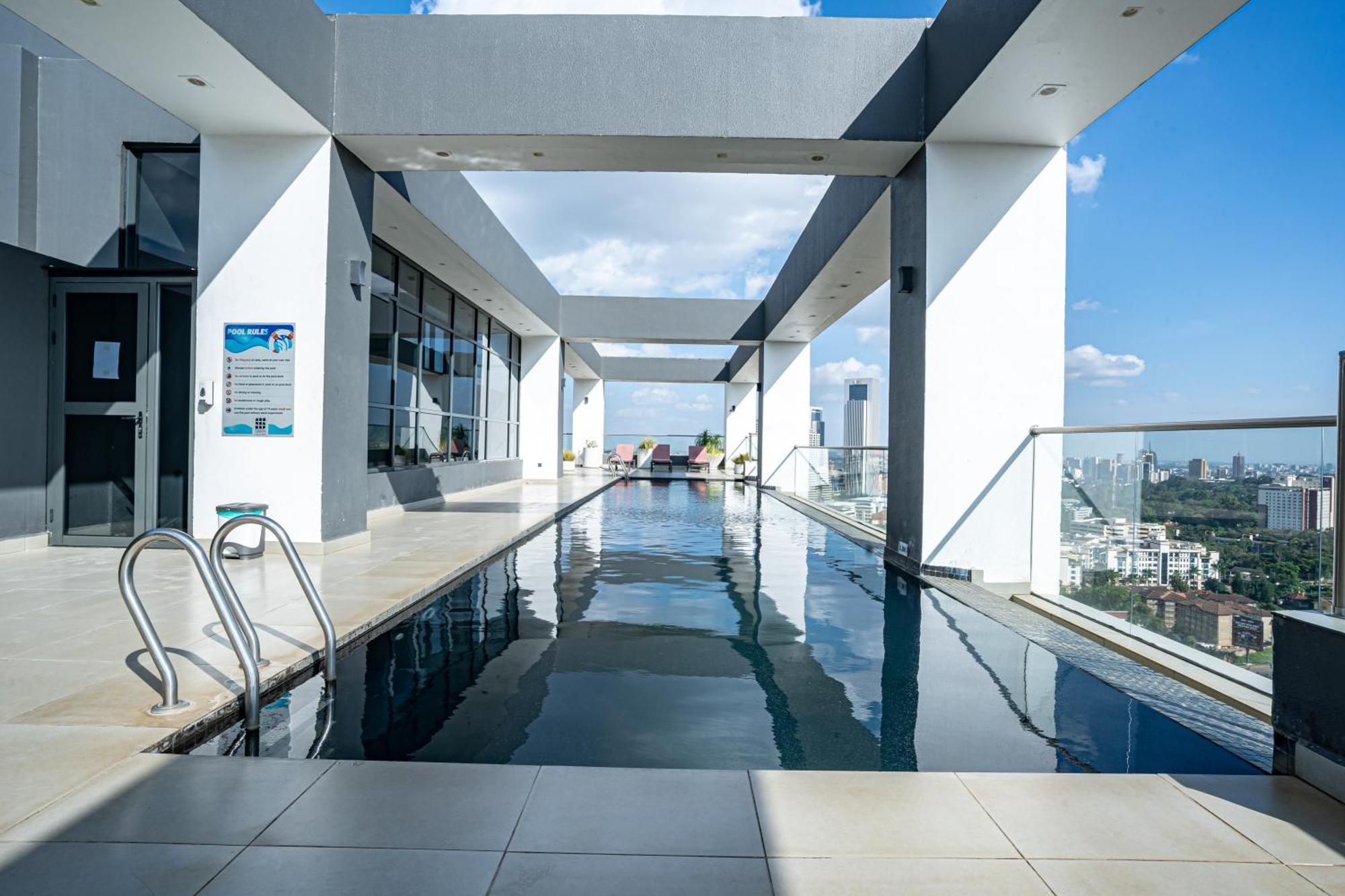 Escada Studio & 2-Bedroom, Rooftop Swimming Pool, Gym, Workspace, Wonderiss Homes Westland Living ナイロビ エクステリア 写真